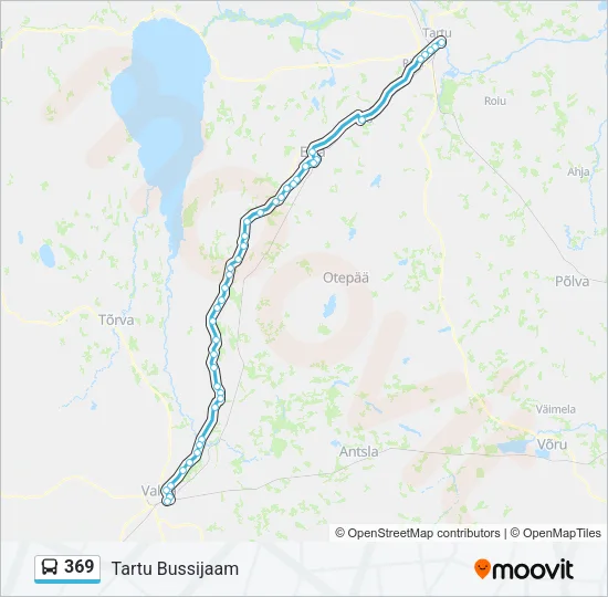 369 Bus Line Map