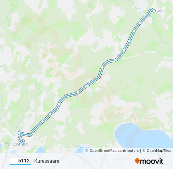 Автобус 5112: карта маршрута