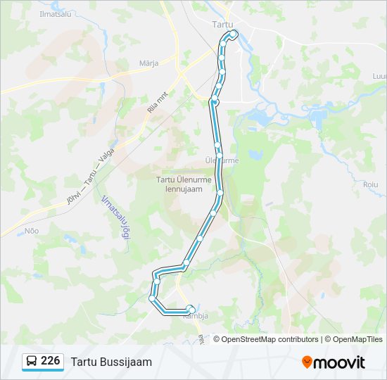 226: карта маршрута