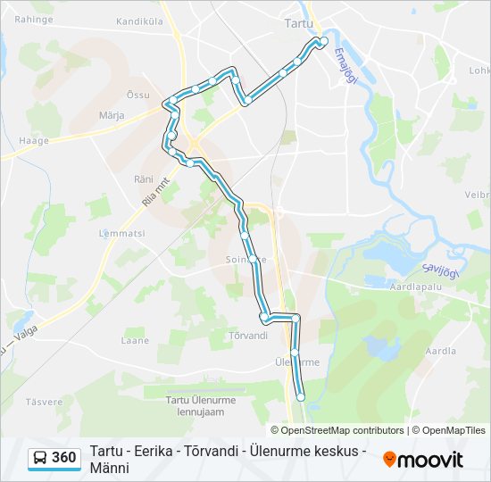  360: карта маршрута