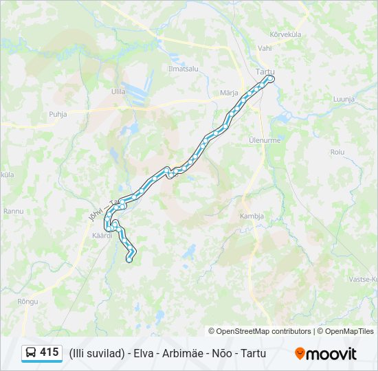  415: карта маршрута