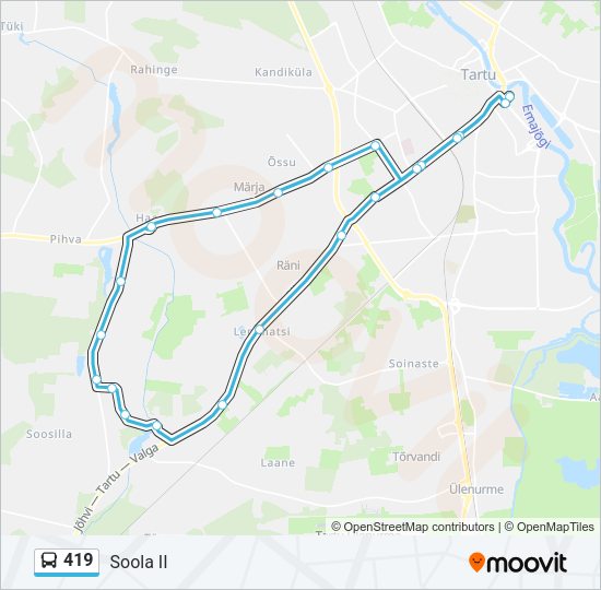  419: карта маршрута