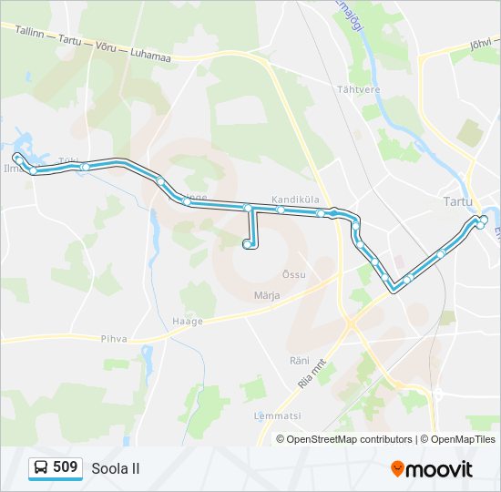  509: карта маршрута