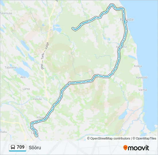709  Line Map