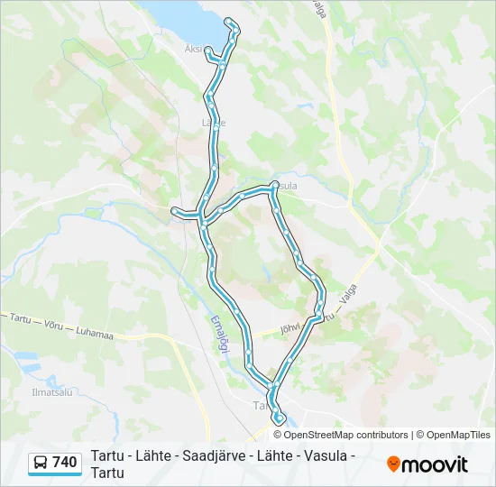 740  Line Map