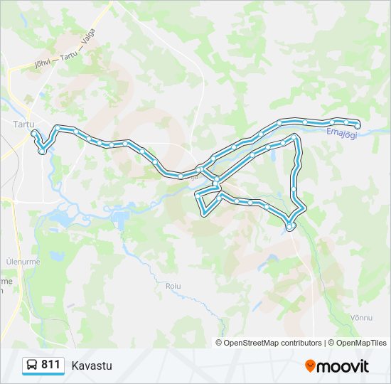  811: карта маршрута