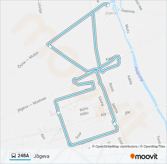 248A Bus Line Map