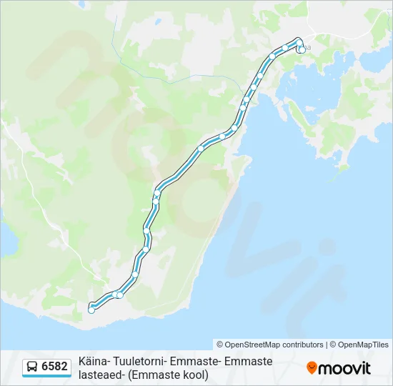 6582  Line Map