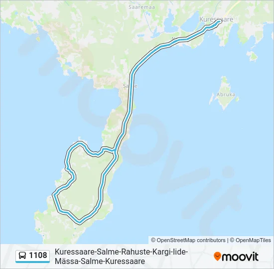 1108 Bus Line Map