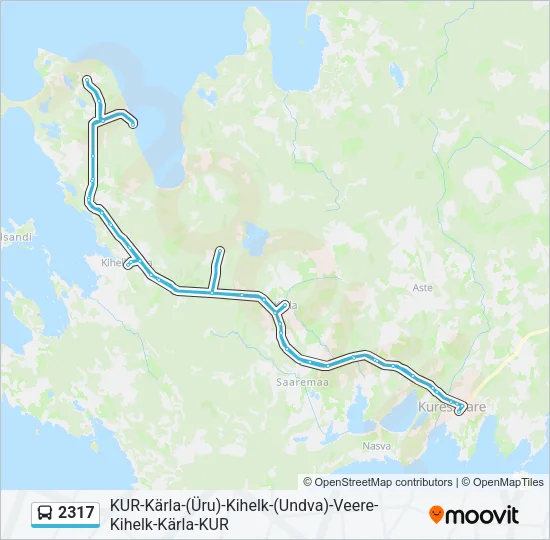 2317 Bus Line Map
