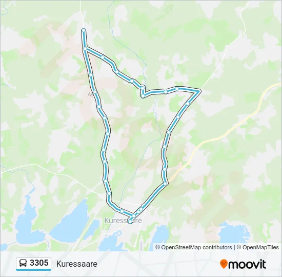 3305 Bus Line Map
