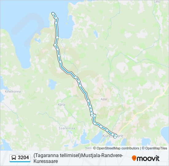 3204 bus Line Map