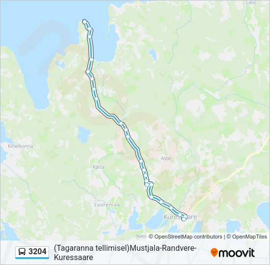 3204 Bus Line Map
