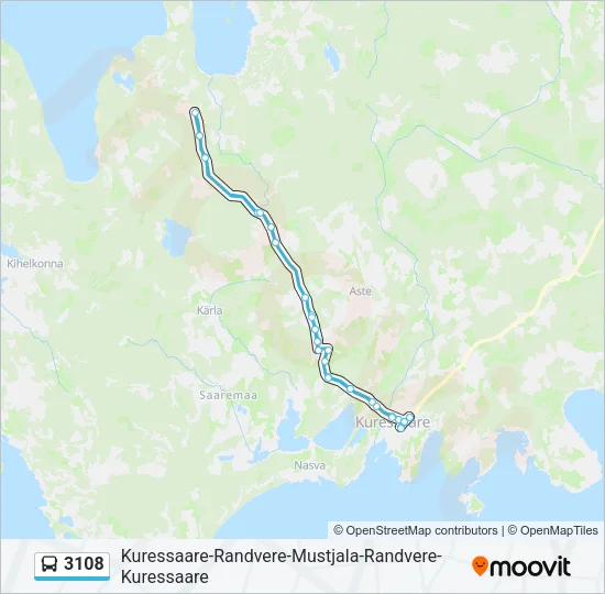3108 Bus Line Map