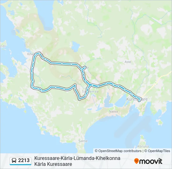 2213 Bus Line Map
