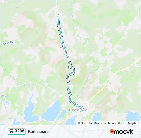 3208 Bus Line Map