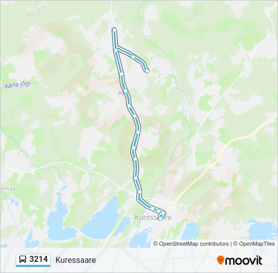 3214 Bus Line Map