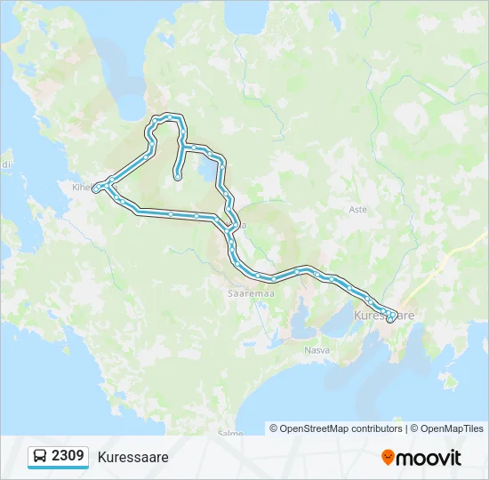 2309 Bus Line Map
