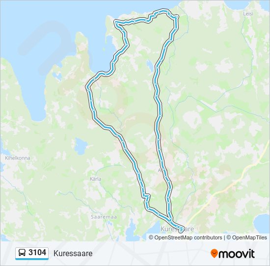 3104 bus Line Map