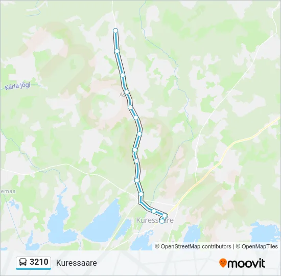 3210 Bus Line Map