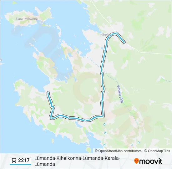2217 Bus Line Map