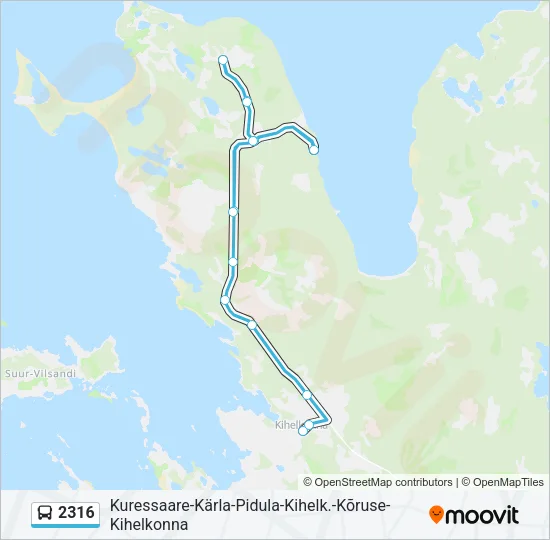 2316 Bus Line Map