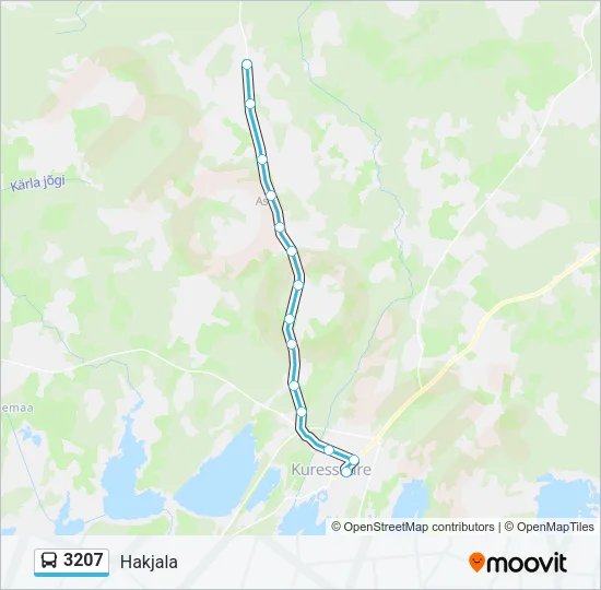 3207 Bus Line Map