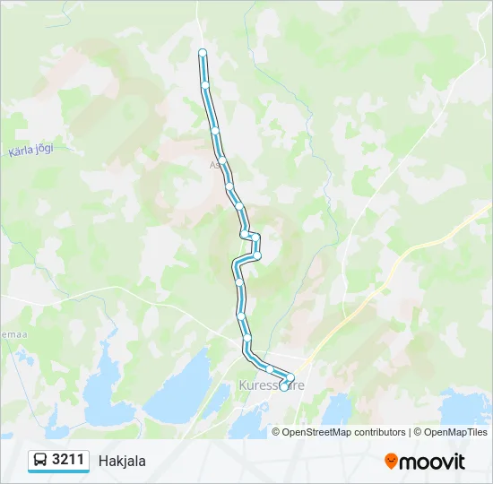 3211 Bus Line Map