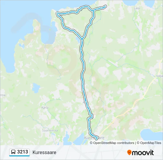 3213 Bus Line Map