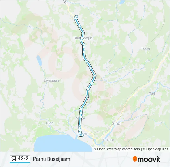 42-2 Bus Line Map