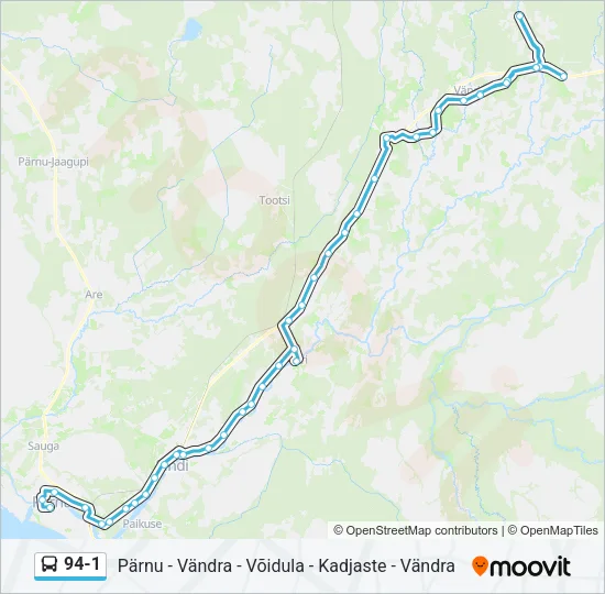 94-1 Bus Line Map
