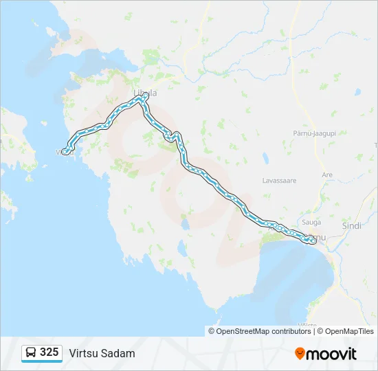 325 Bus Line Map