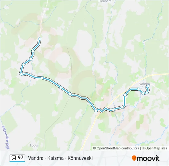 97 Bus Line Map