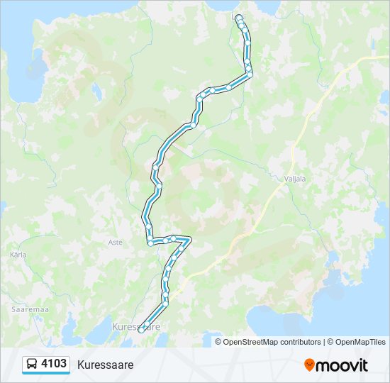 4103 bus Line Map