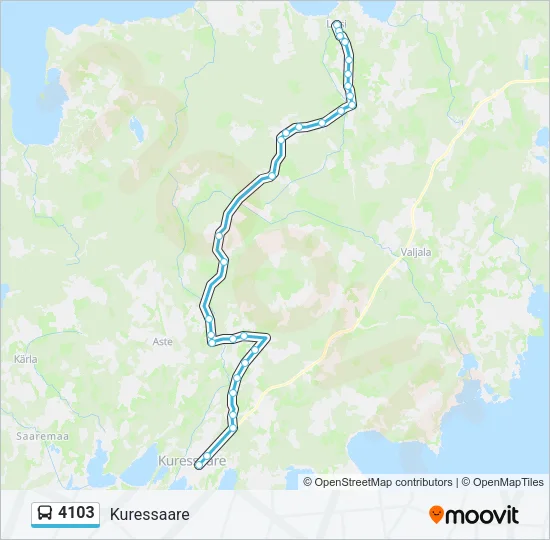 4103 Bus Line Map