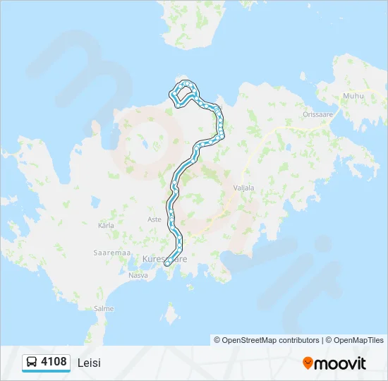 4108 Bus Line Map