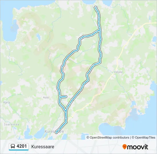 4201 Bus Line Map