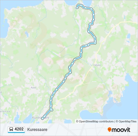 4202 bus Line Map