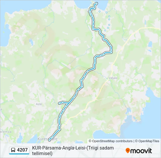 4207 Bus Line Map