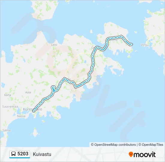 5203 Bus Line Map