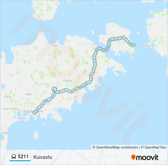 5211 Bus Line Map