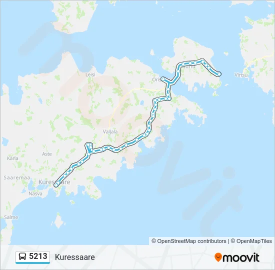 5213 Bus Line Map