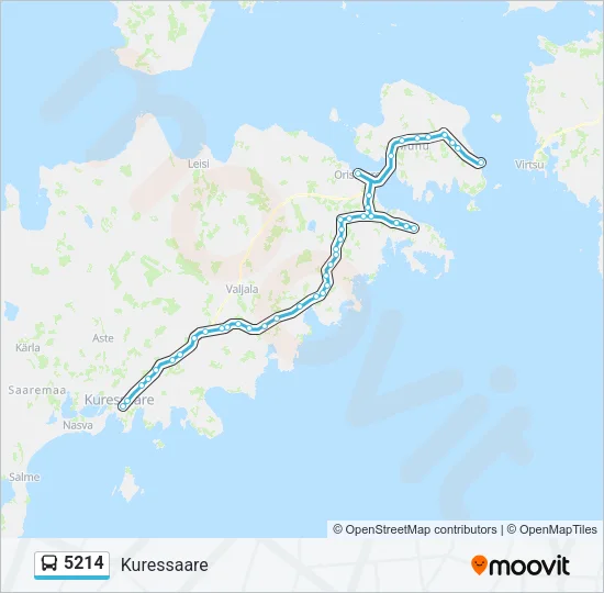 5214 Bus Line Map