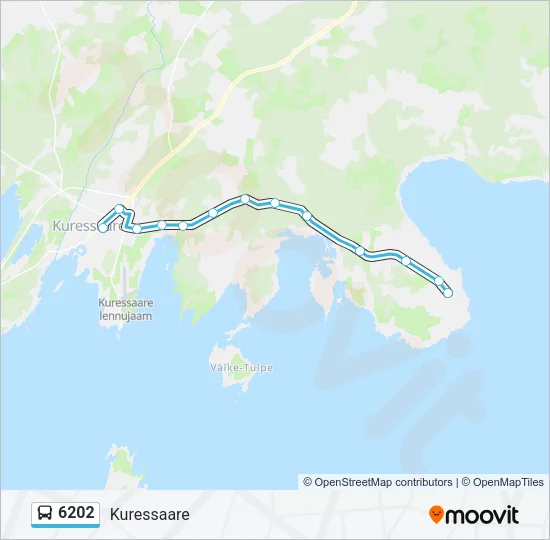 6202 Bus Line Map