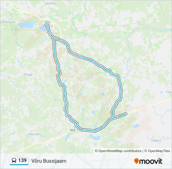 139 Bus Line Map