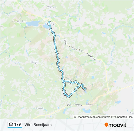 179 Bus Line Map