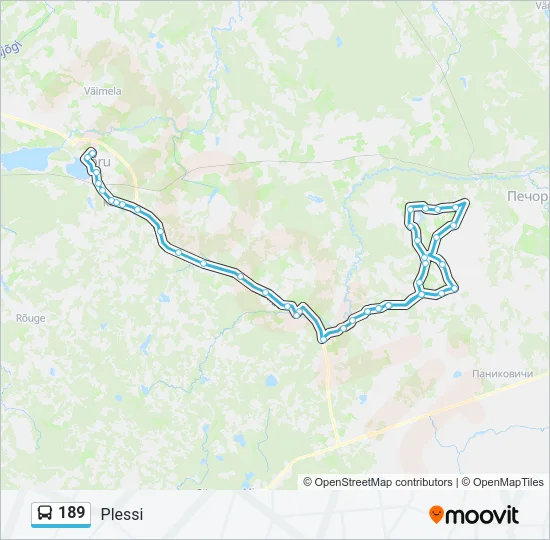 189 Bus Line Map