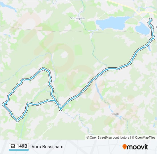 Автобус 149B: карта маршрута