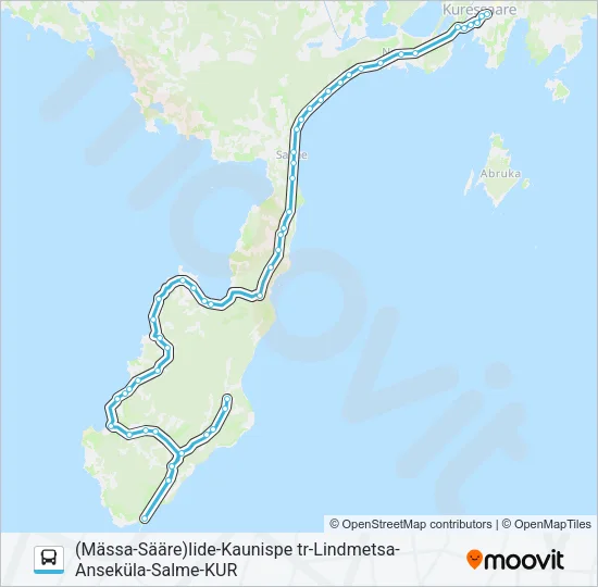 1101 PILOOT Bus Line Map