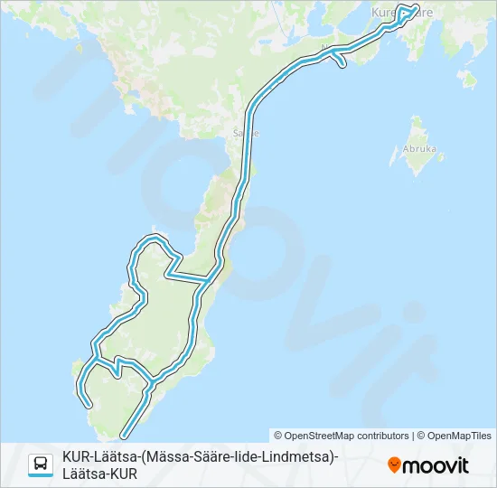 1102 PILOOT Bus Line Map